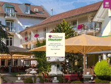 Tablet Screenshot of hotel-heusser.de